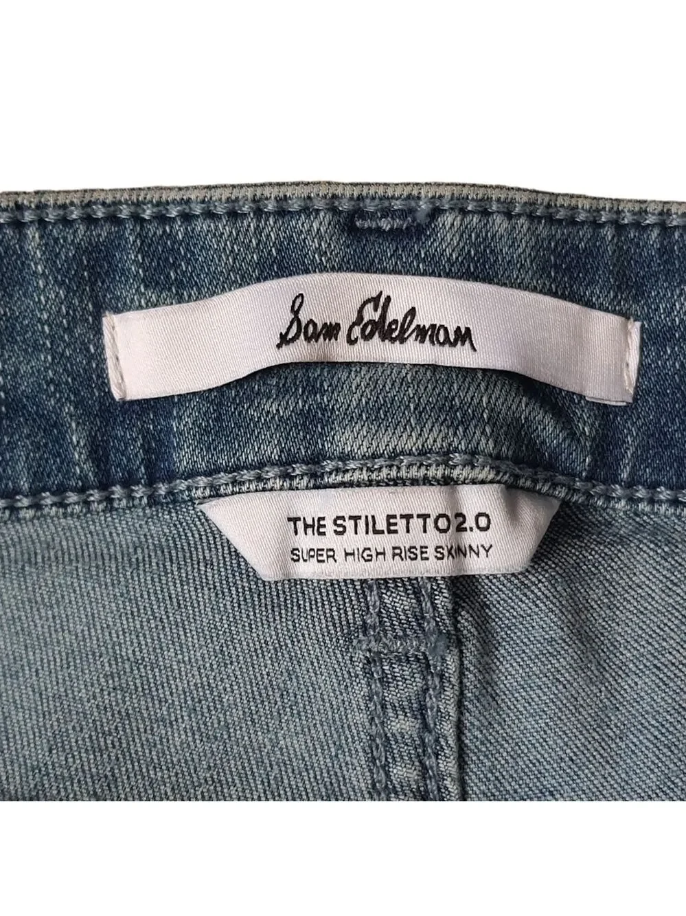 SAM EDELMAN The Stilletto 2.0 Jeans Super High Rise Skinny Size 27